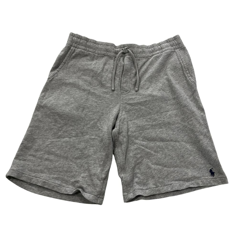17-7 POLO RALPH LAUREN Boy's 100% Cotton Sweat Shorts Gray XL
